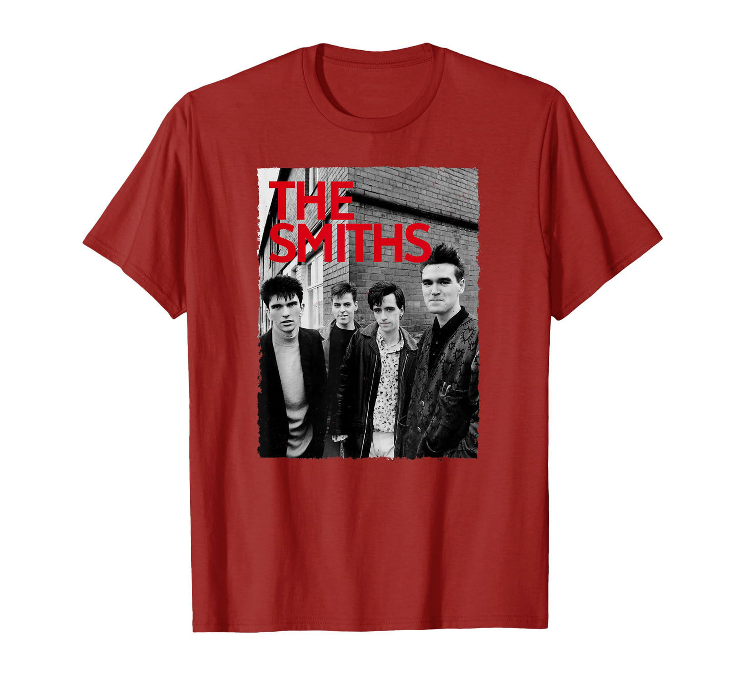 The Smiths Red Text Band Photo Shoot By Stephen Wright T-Shirt