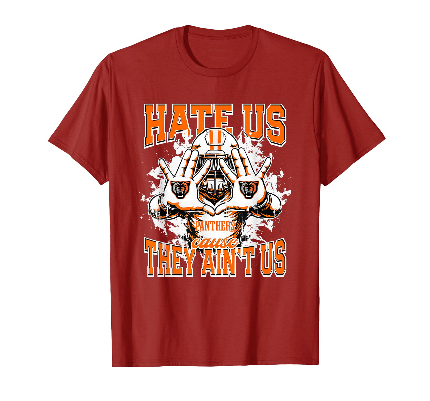 Orange Panthers Logo Hate Us Cause They Ain't HS T-Shirt