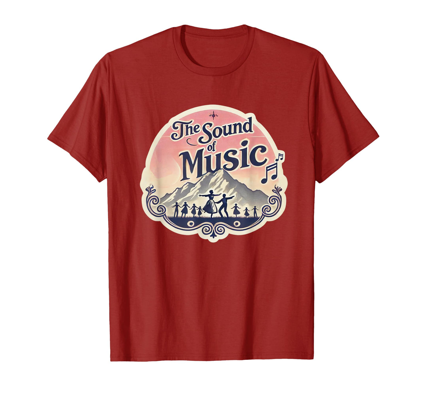 Sunset over the Alps Sound Of Music Family Musical T-Shirt