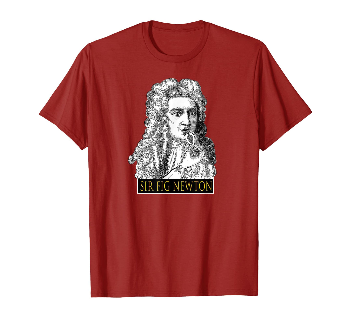 Sir Fig Newton - Isaac Eating Figs Fun Gag Gift for Teacher Men Women Girls Kids T-Shirt