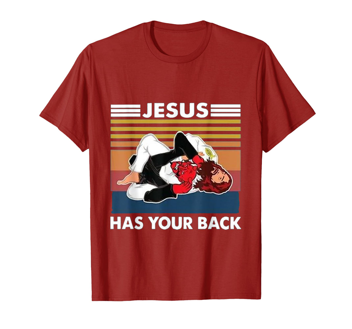 Jesus has your back Karate T-Shirt