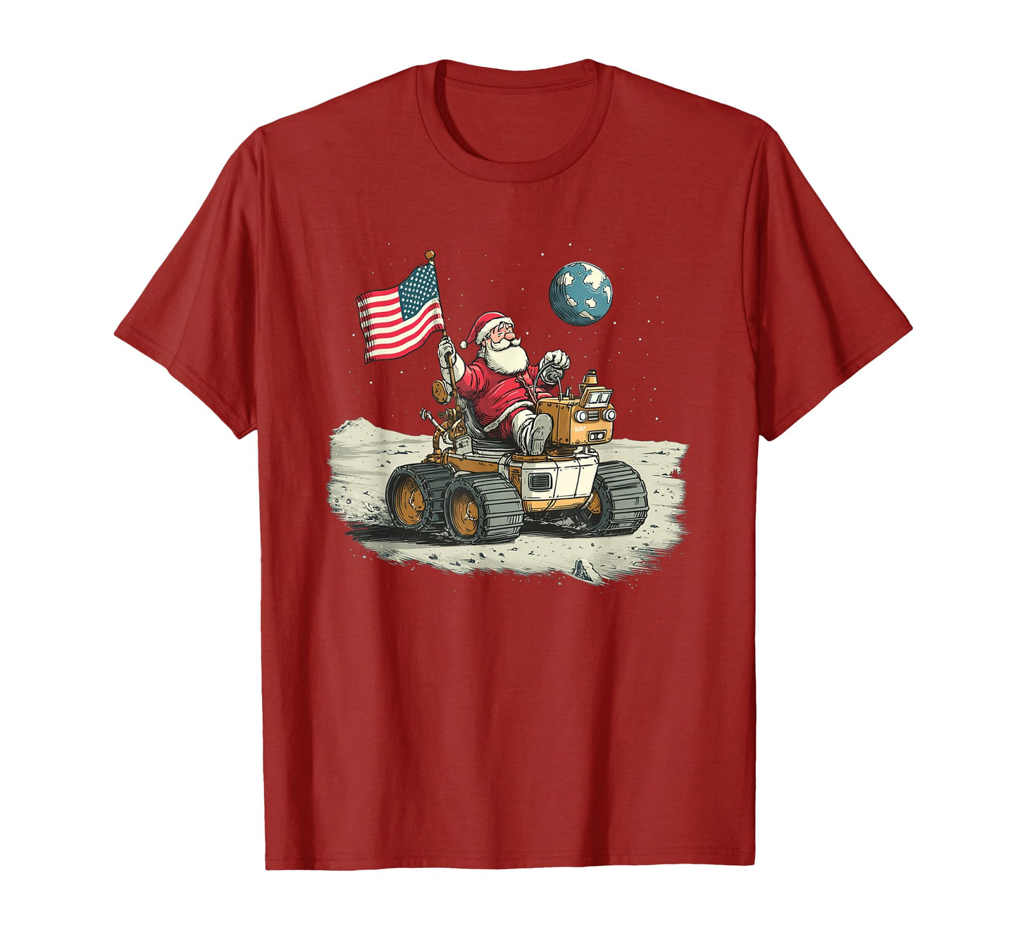 Amazing Moon Vehicle for Christmas Costume T-Shirt