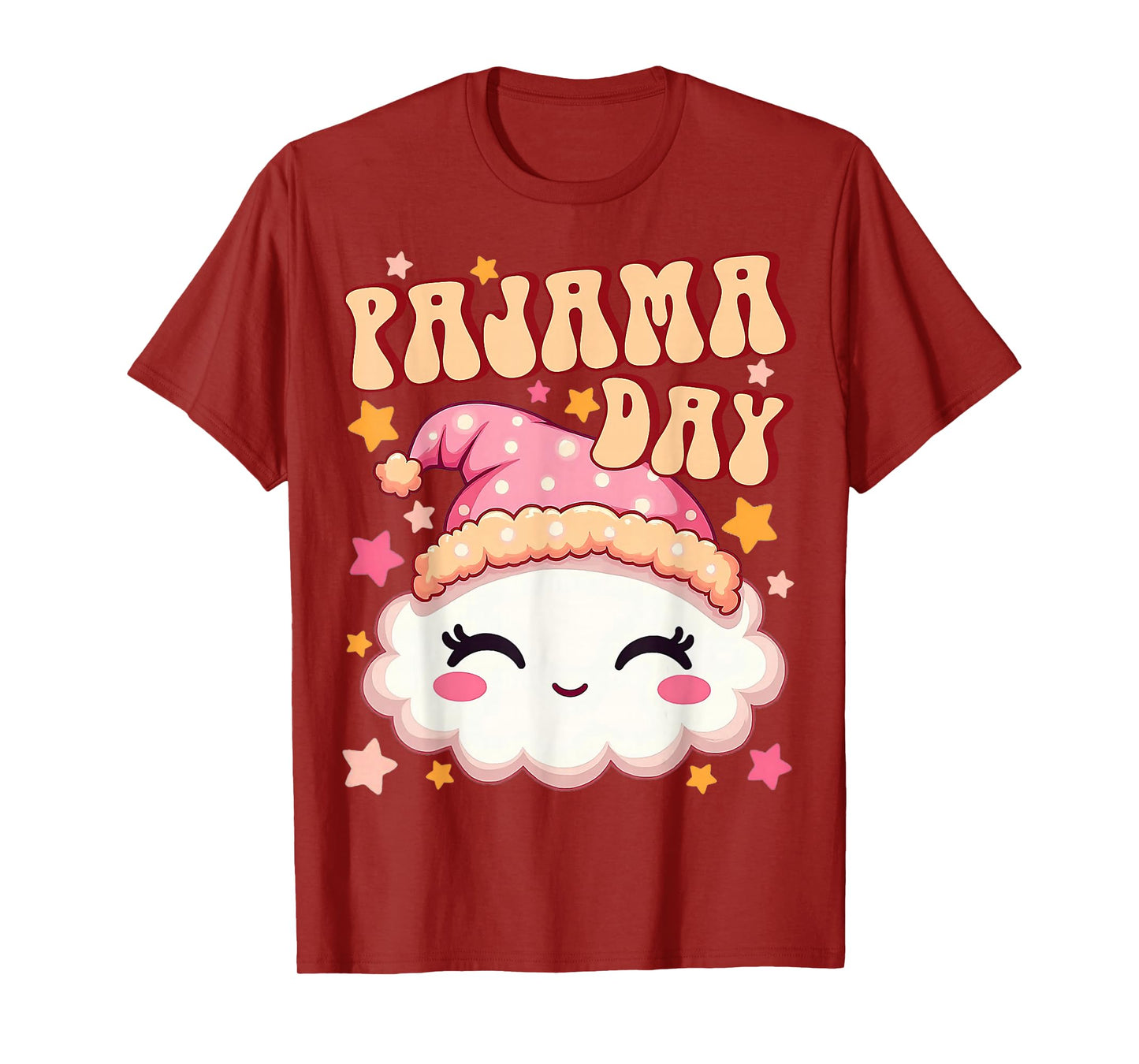 Pajama Day School Spirit Week Fun Cloud Teacher Student Cute T-Shirt