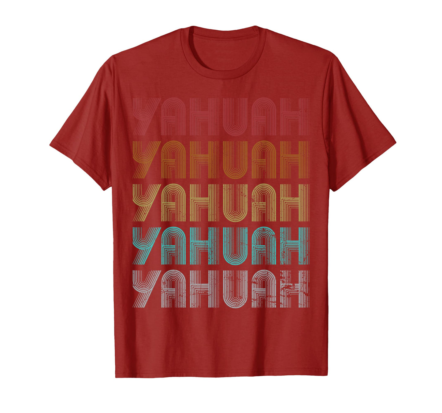 Yahuah Family Name I Love Yahuah Personalized Vintage T-Shirt