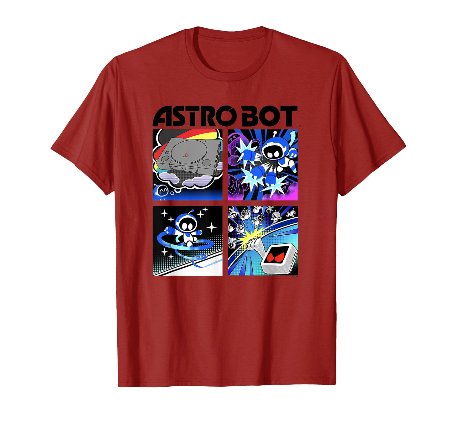 Astro Bot Rescue Mission Space Warrior Video Game T-Shirt