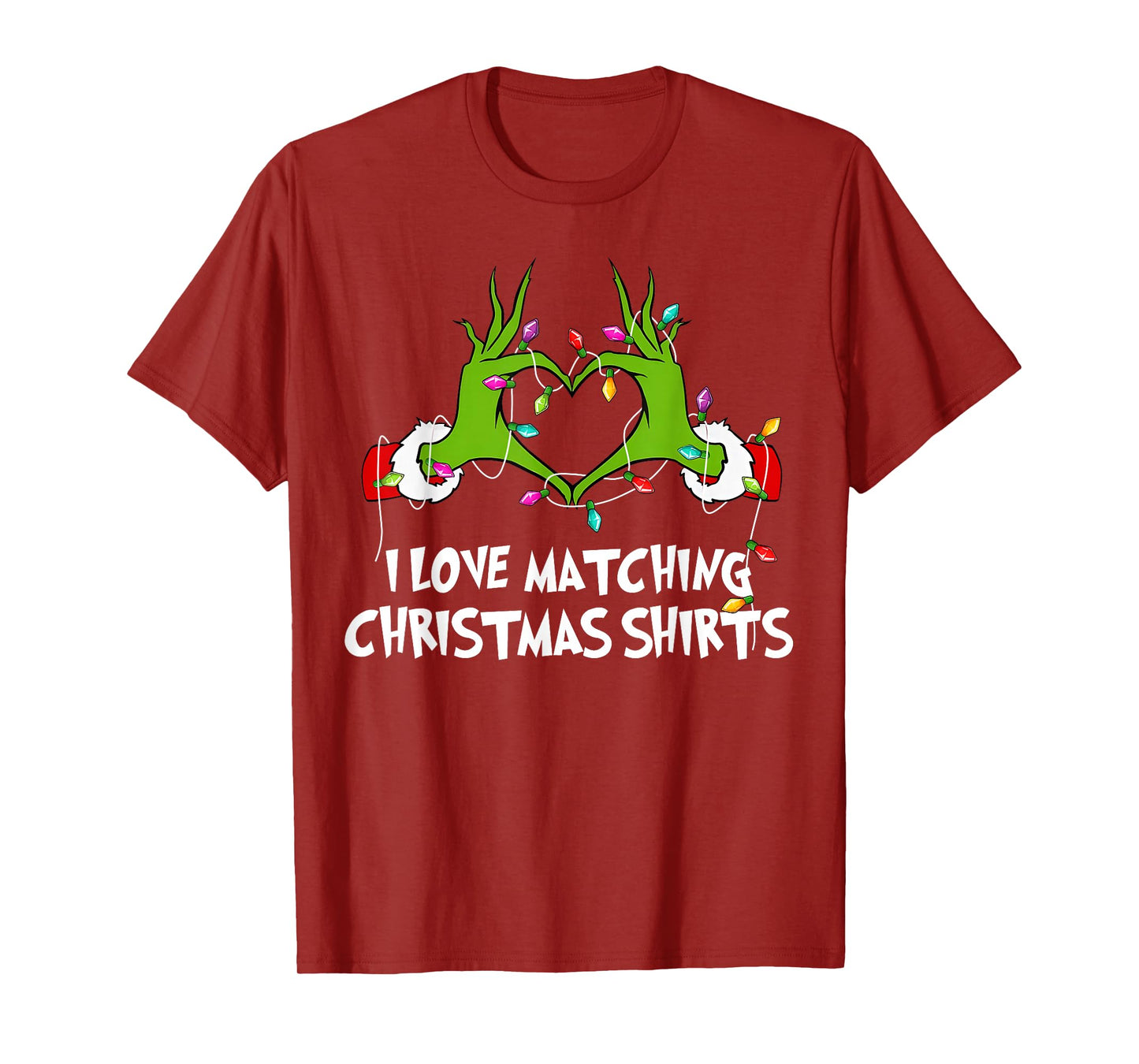 I Love Matching Christmas Shirts But I Don't Xmas Couples T-Shirt