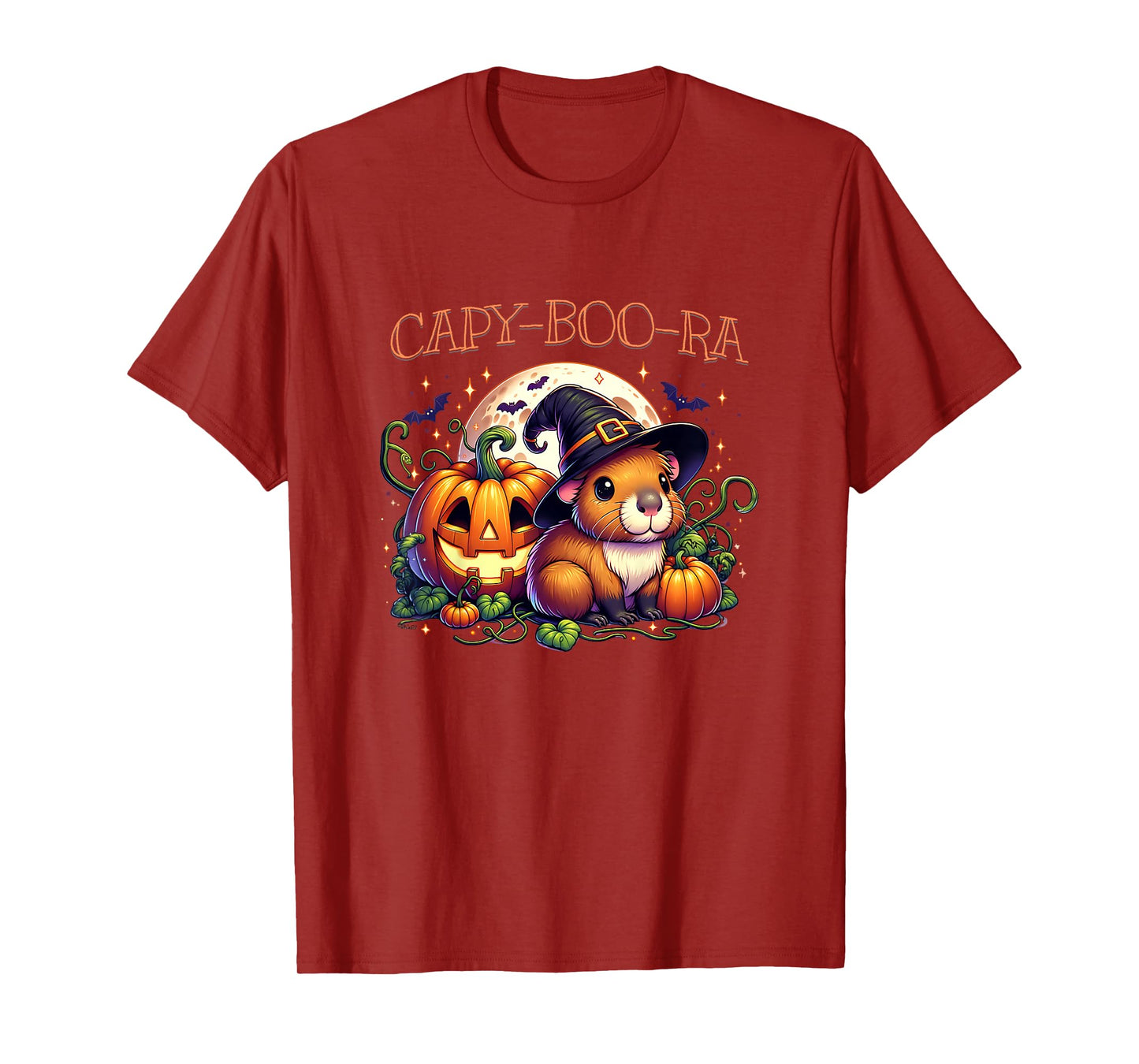 Halloween Capybara Witch Capy-Boo-Ra T-Shirt