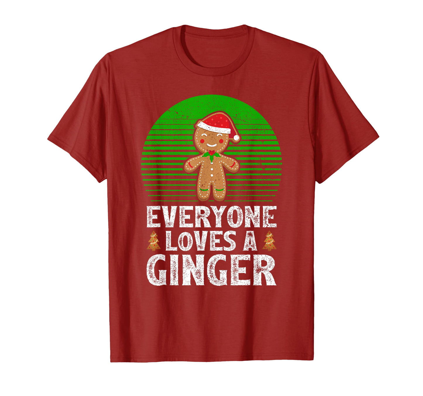 Funny Gingerbread Christmas Pajamas Everyone Loves A Ginger T-Shirt