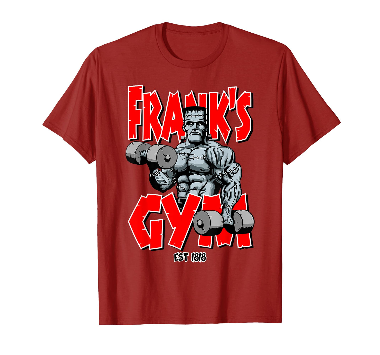 Frankenstein Gym Funny Bodybuilding Fitness Workout T-shirt