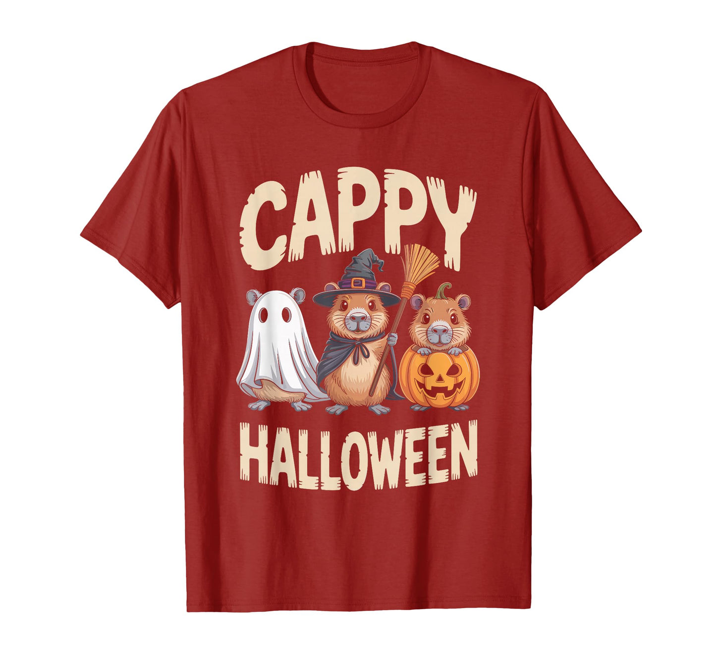 Cappy Halloween Funny Capybara T-Shirt