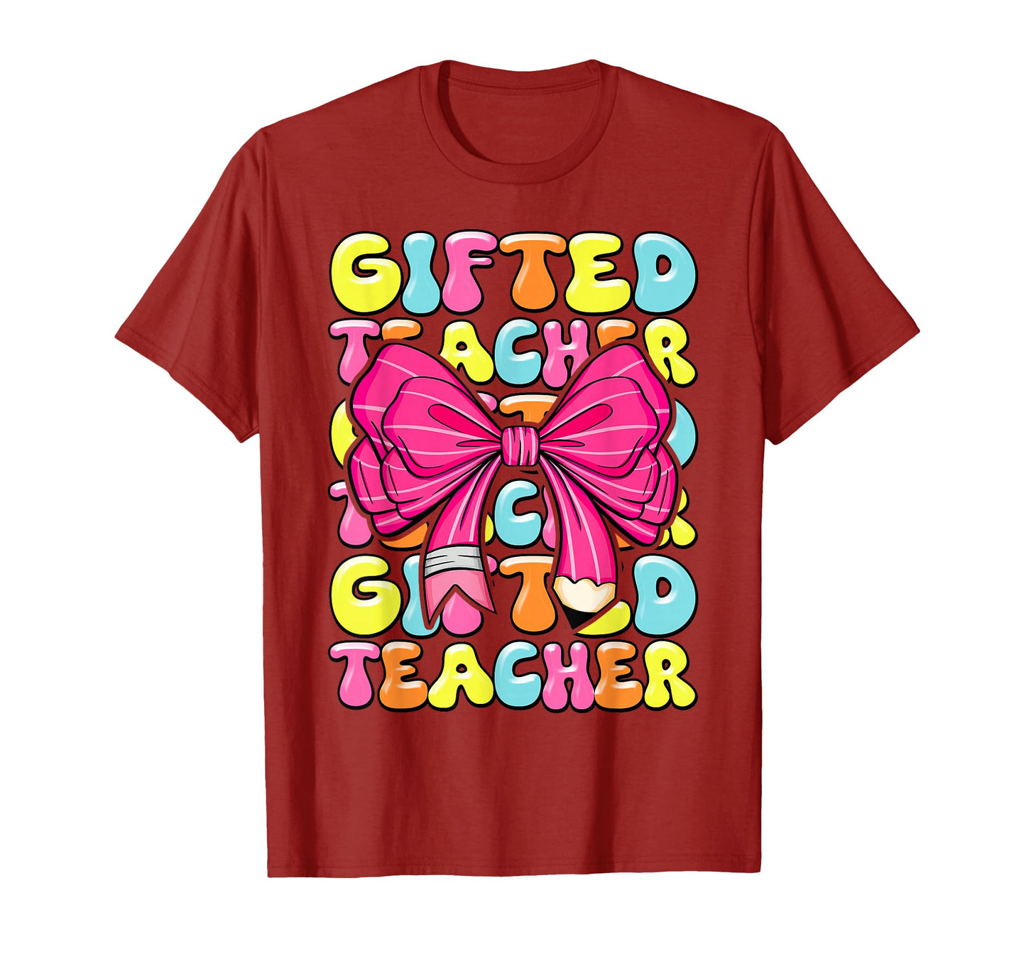 Gifted & Talented Teacher GT Teacher Squad Back to School T-Shirt