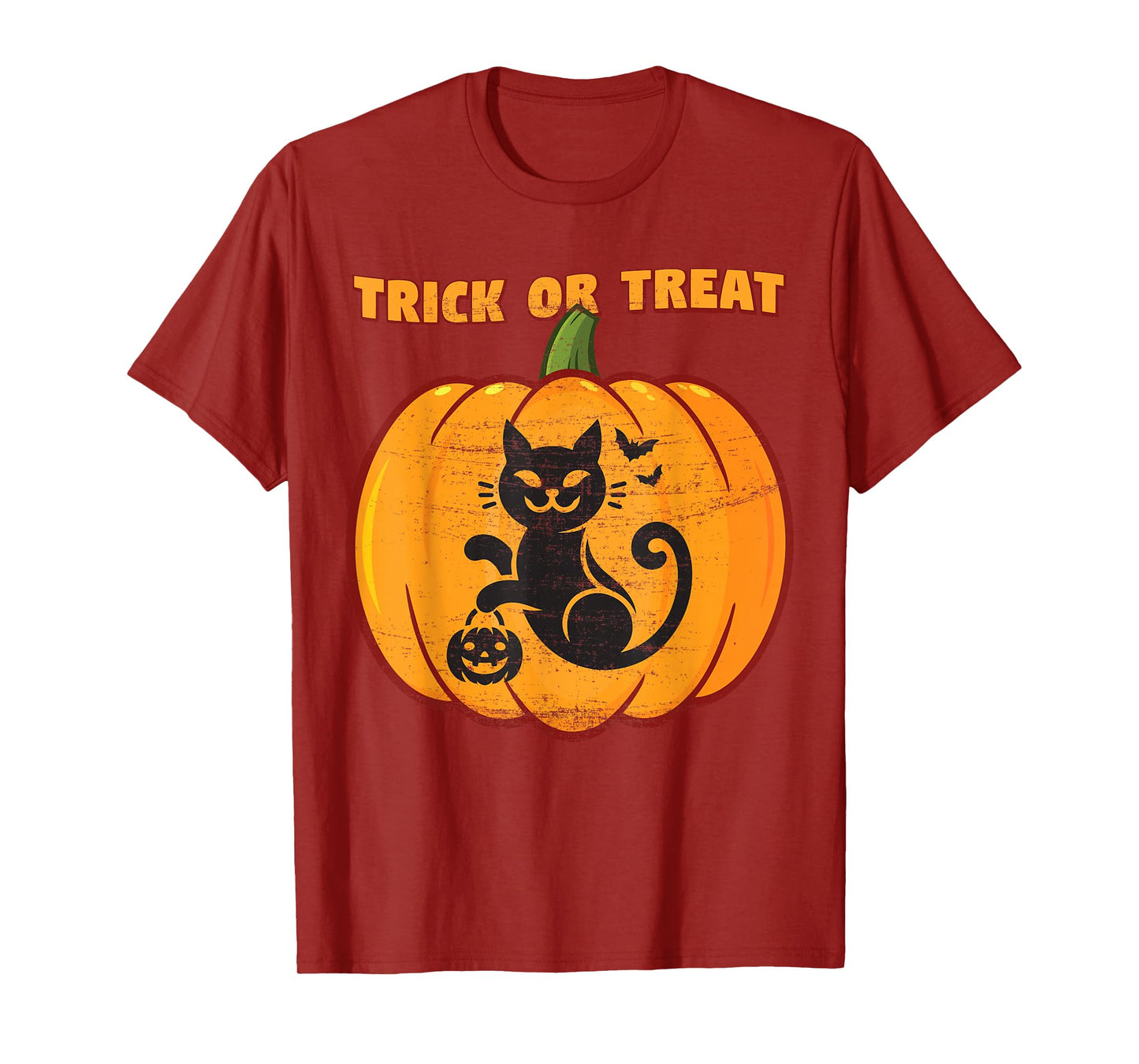 Funny Cat Lady Halloween Pumpkin Witch Black Cat Costume Cat T-Shirt