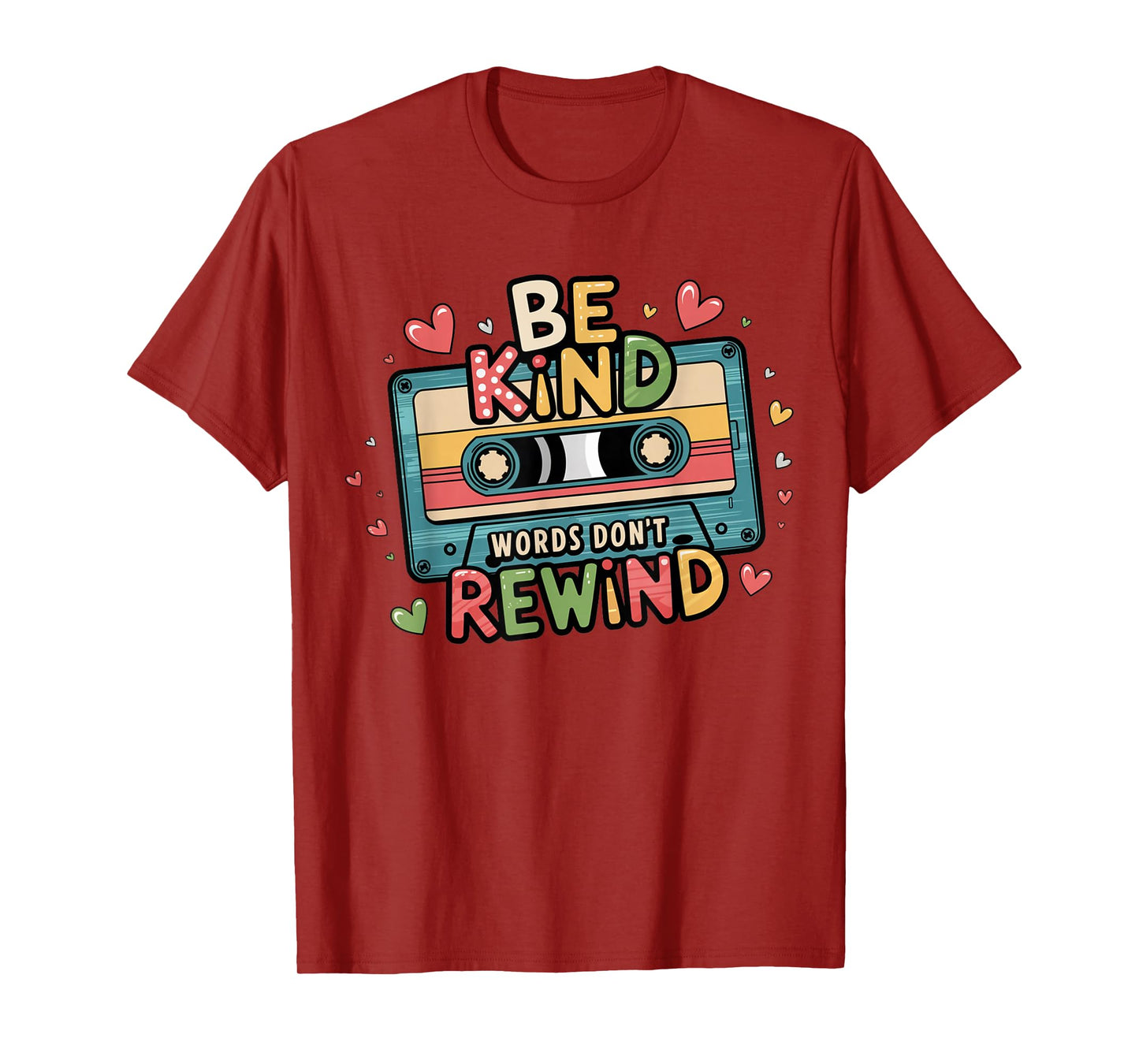 Be Kind Words Don't Rewind Vintage Music Lovers 90's 80's T-Shirt