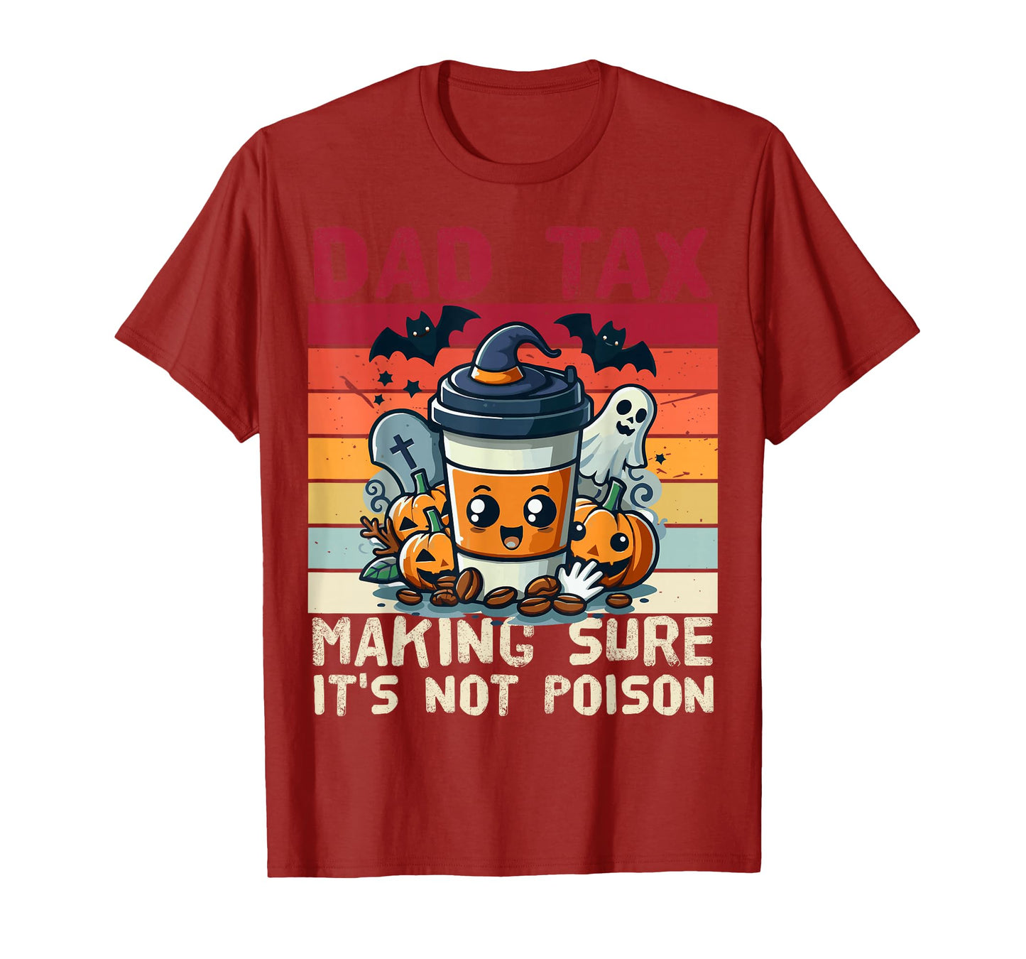 Funny Daddy Boo Halloween Family Matching Costume Ghost Dad T-Shirt