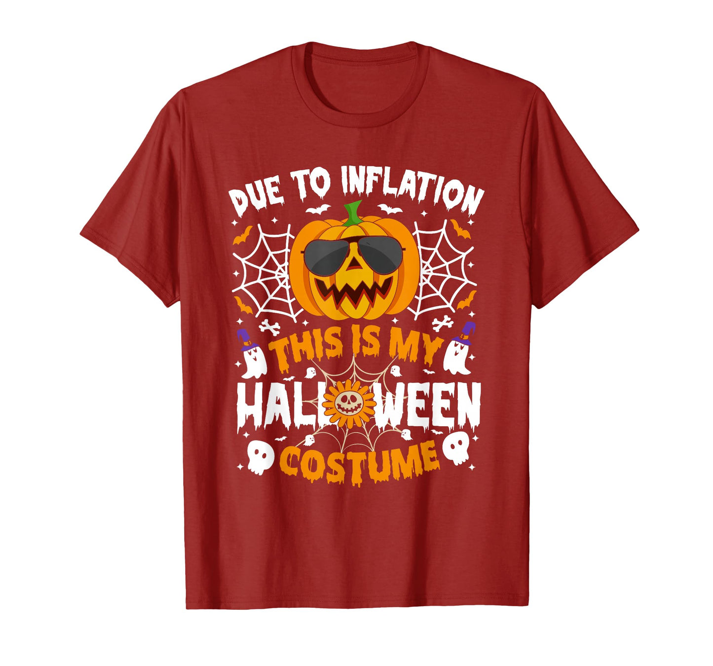 Pumpkin Halloween Costume Men Women Funny Halloween 2025 T-Shirt