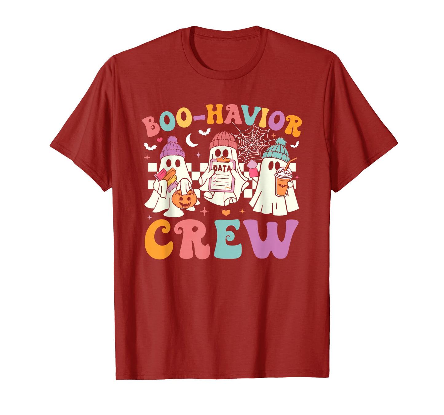 Retro Boo-Havior Crew Behavior Analyst Halloween ABA RBT T-Shirt
