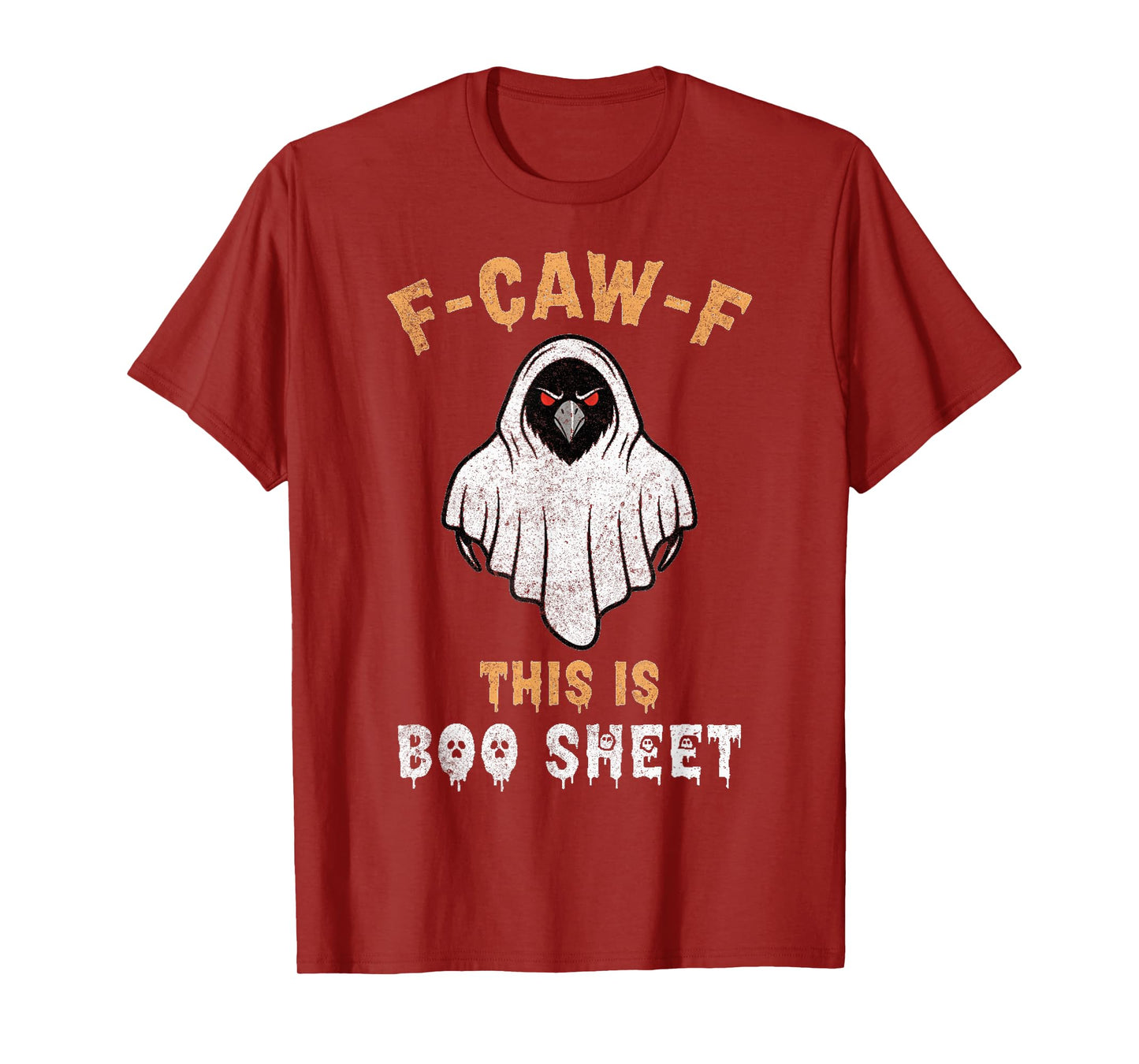 F-Caw-F This is Boo Sheet Ghost Halloween Costume Funny T-Shirt