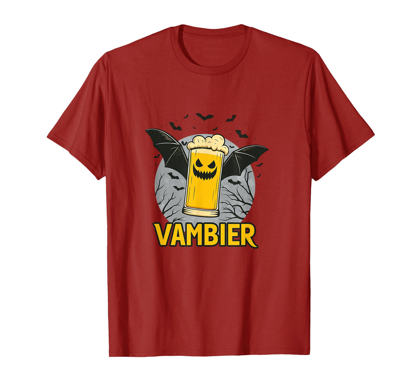 Vambier Bat Funny Saying Happy Halloween T-Shirt