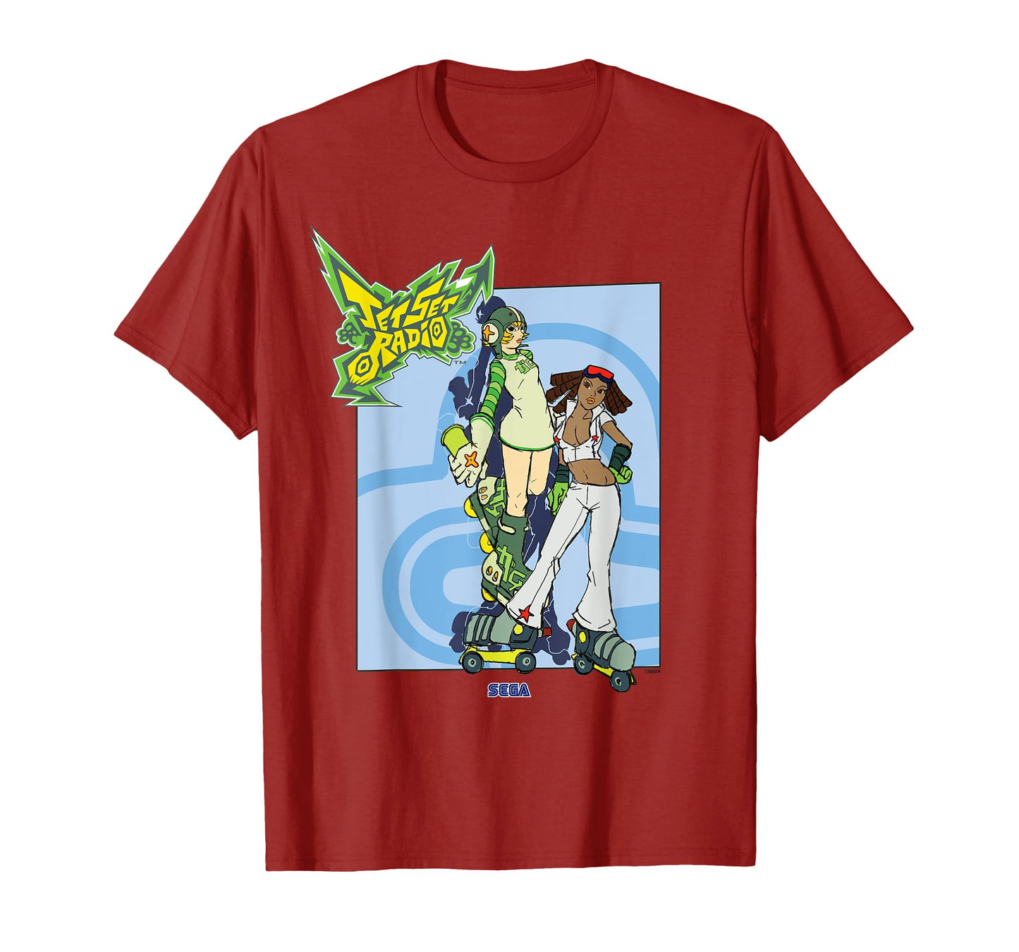 Jet Set Radio duo Gum, Piranha SEGA Dreamcast video game T-Shirt
