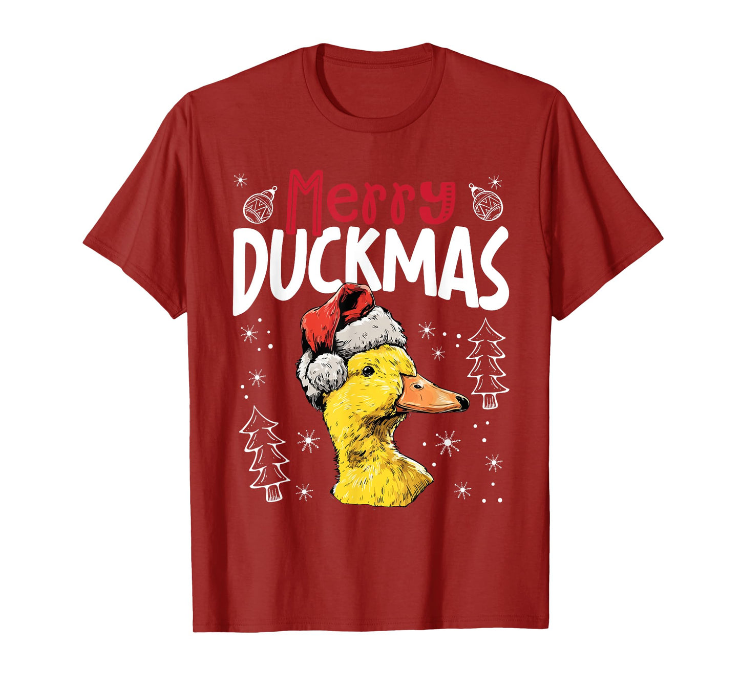 Merry Duckmas Funny Christmas Duck T-Shirt
