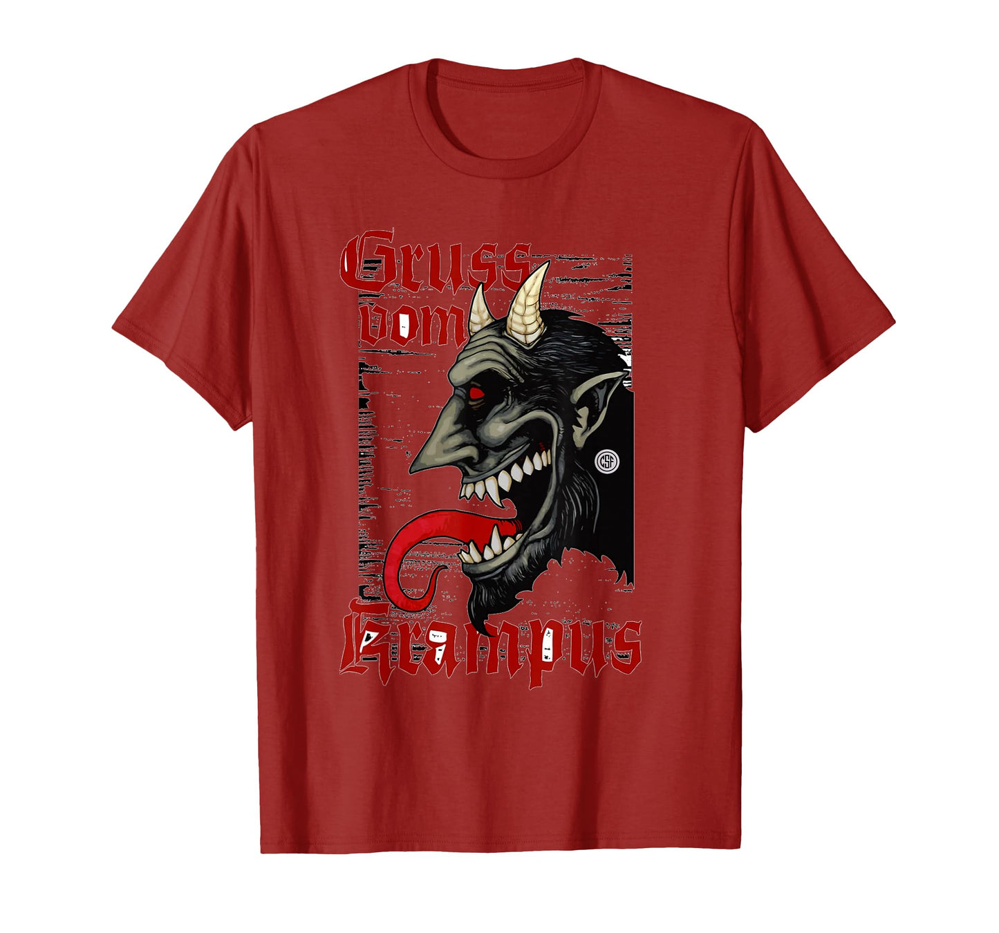 Greeting from Krampus Christmas Legend Figure T-Shirt