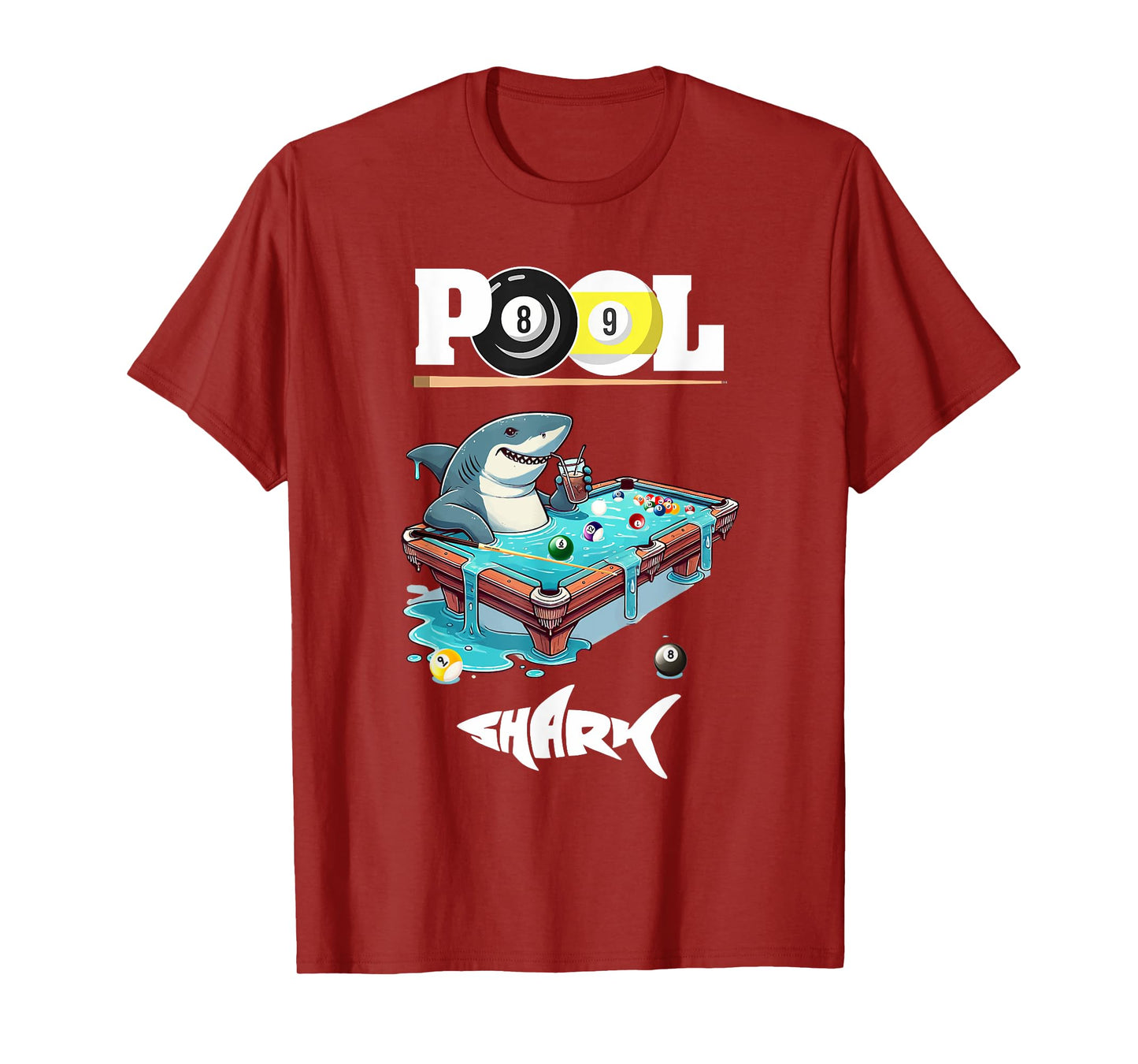 Funny Billiards Pool Shark Cool T-Shirt