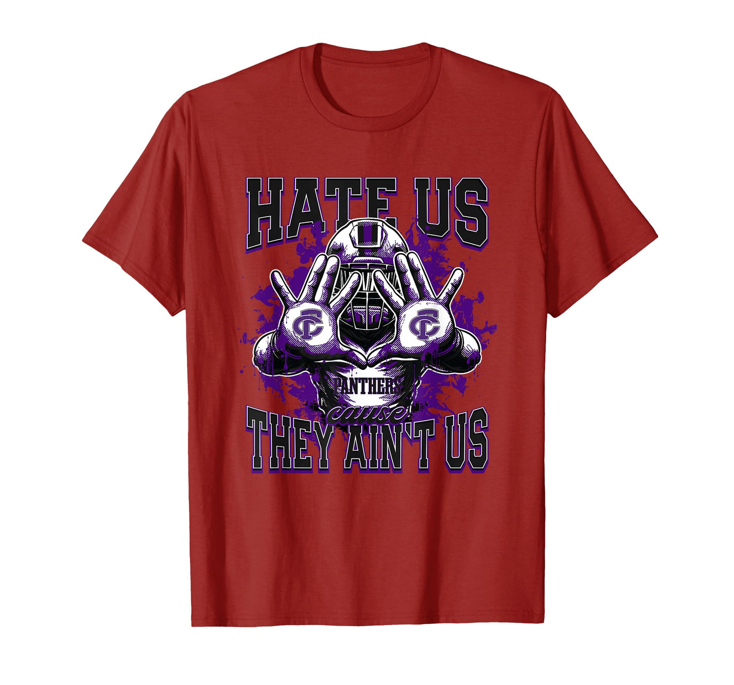 Fillmore Central Panthers Logo Hate Us Cause They Ain't HS T-Shirt