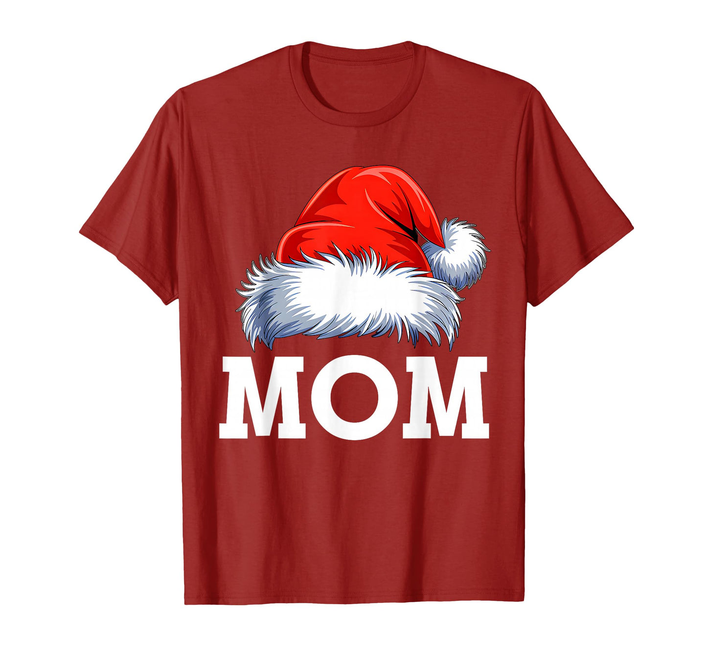 Mom Santa Christmas Family Matching Pajamas Xmas Squad T-Shirt