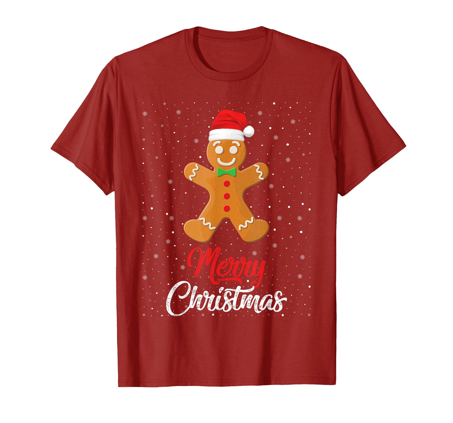 Gingerbread Cookie Baking Family Matching Merry Christmas T-Shirt