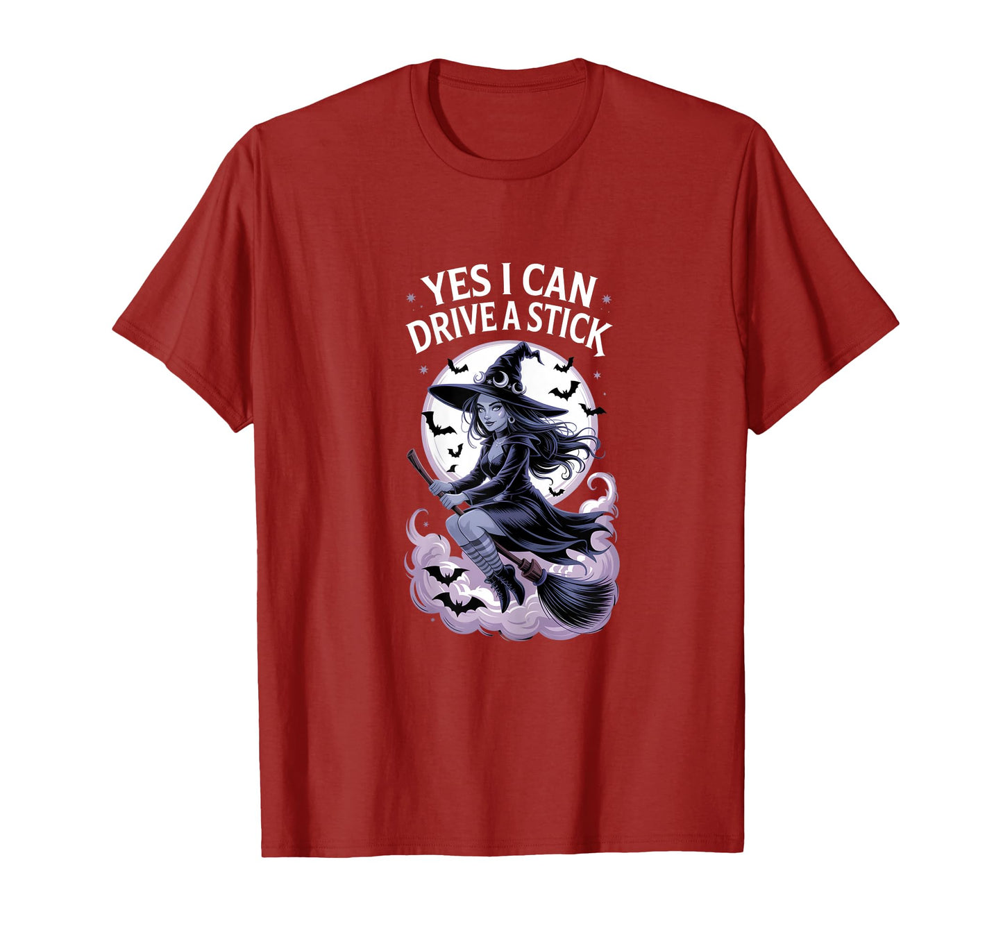 Yes I Can Drive a Stick Witch T-Shirt