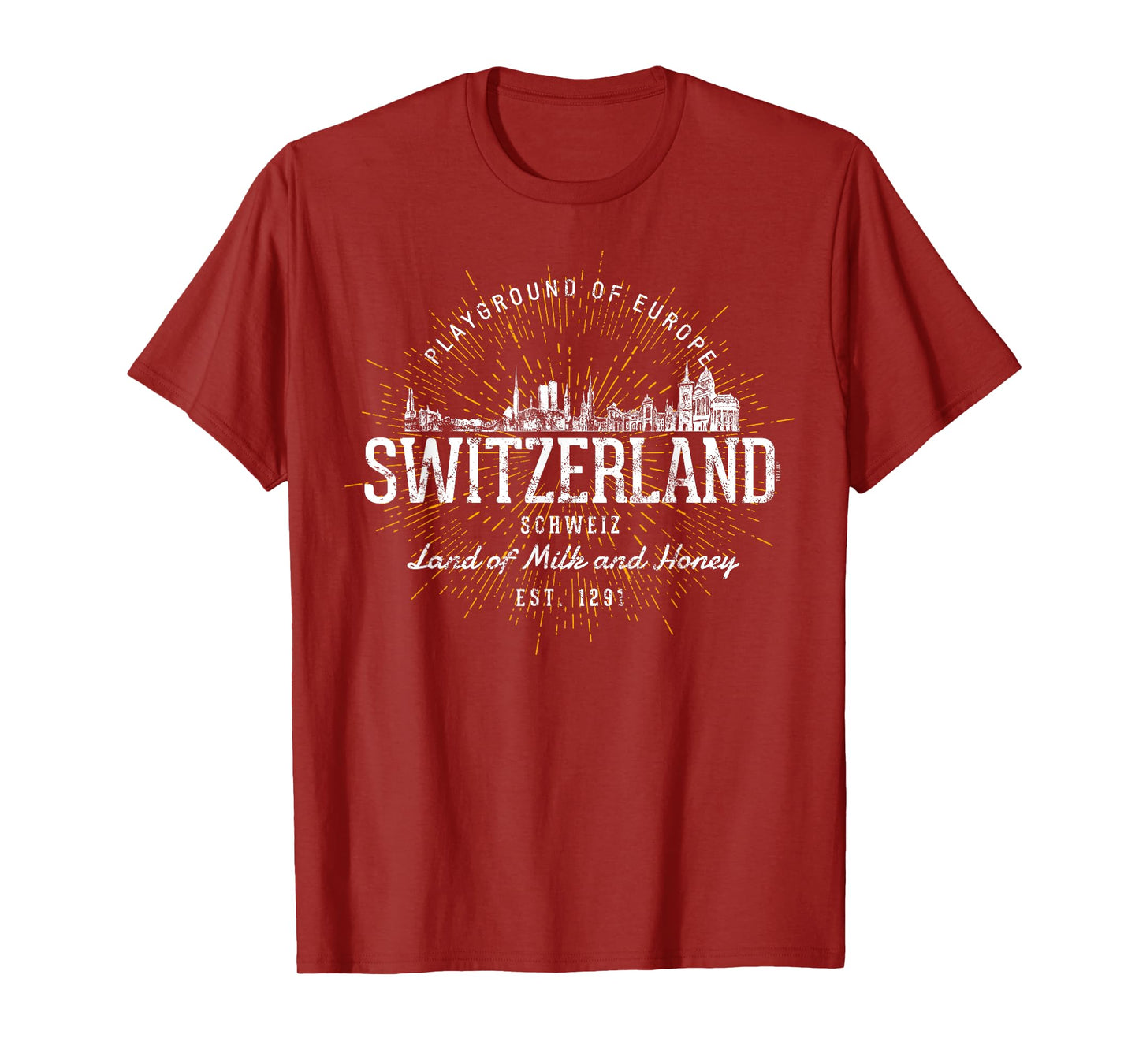 Retro Switzerland Vintage T-Shirt