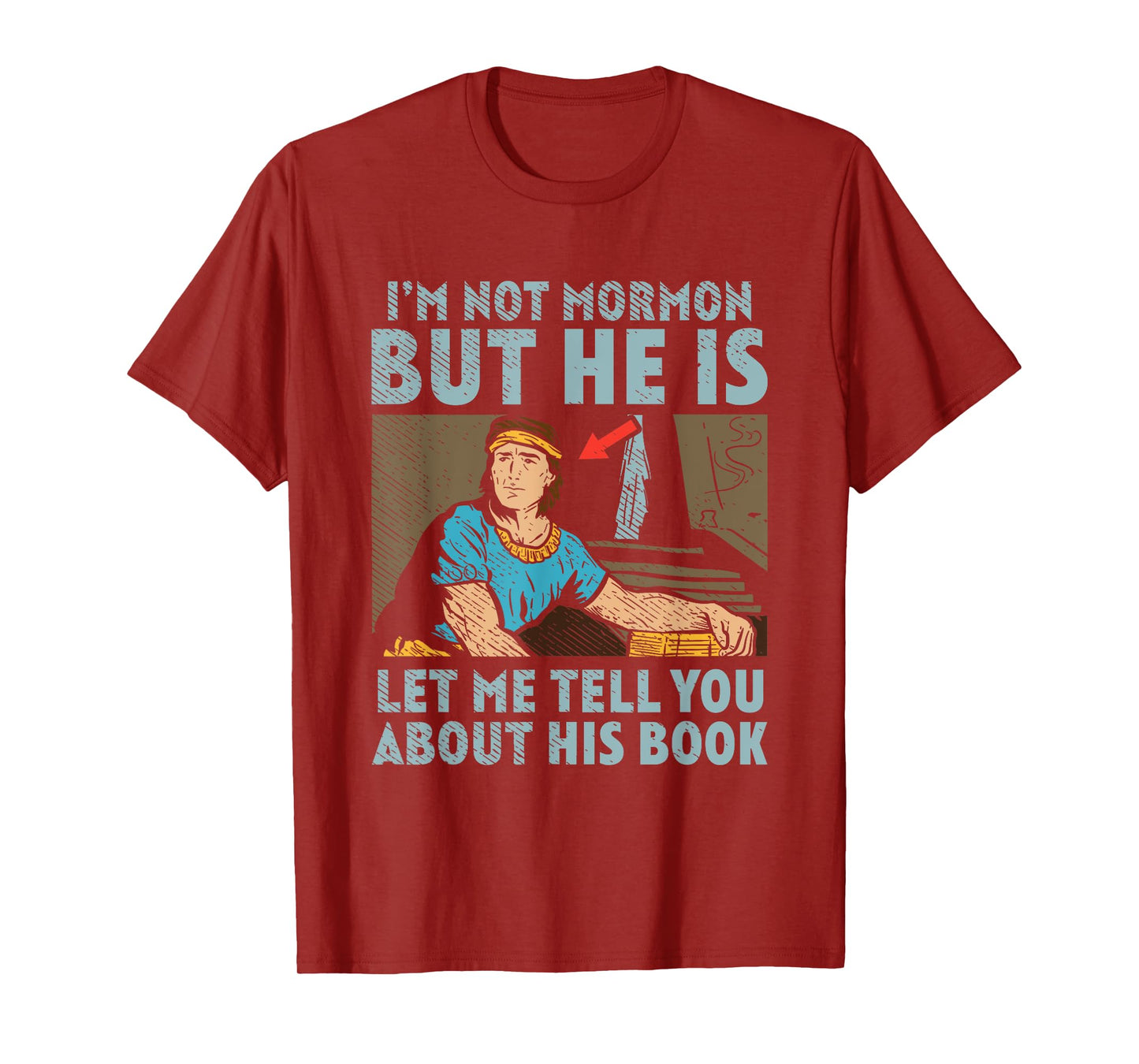 Book of Mormon Missionary LDS Church I'm Not Mormon T-Shirt
