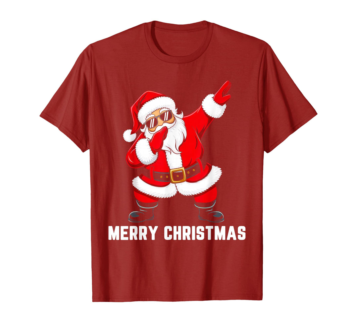 Merry Christmas Dabbing Santa Men Kids Boys Xmas Pajamas T-Shirt