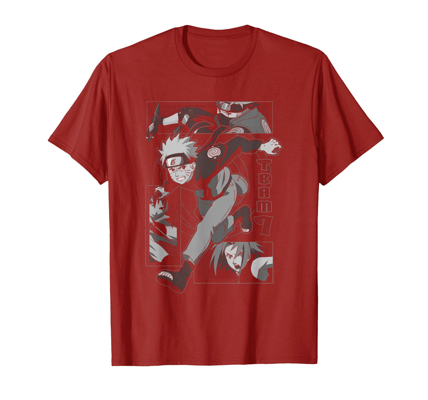 Naruto Shippuden Grunge Team 7 Anime T-Shirt