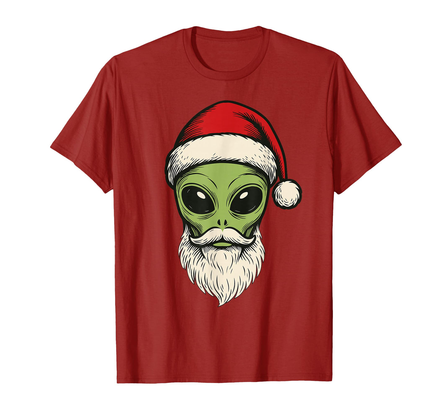 Christmas Funny Santa Alien T-Shirt