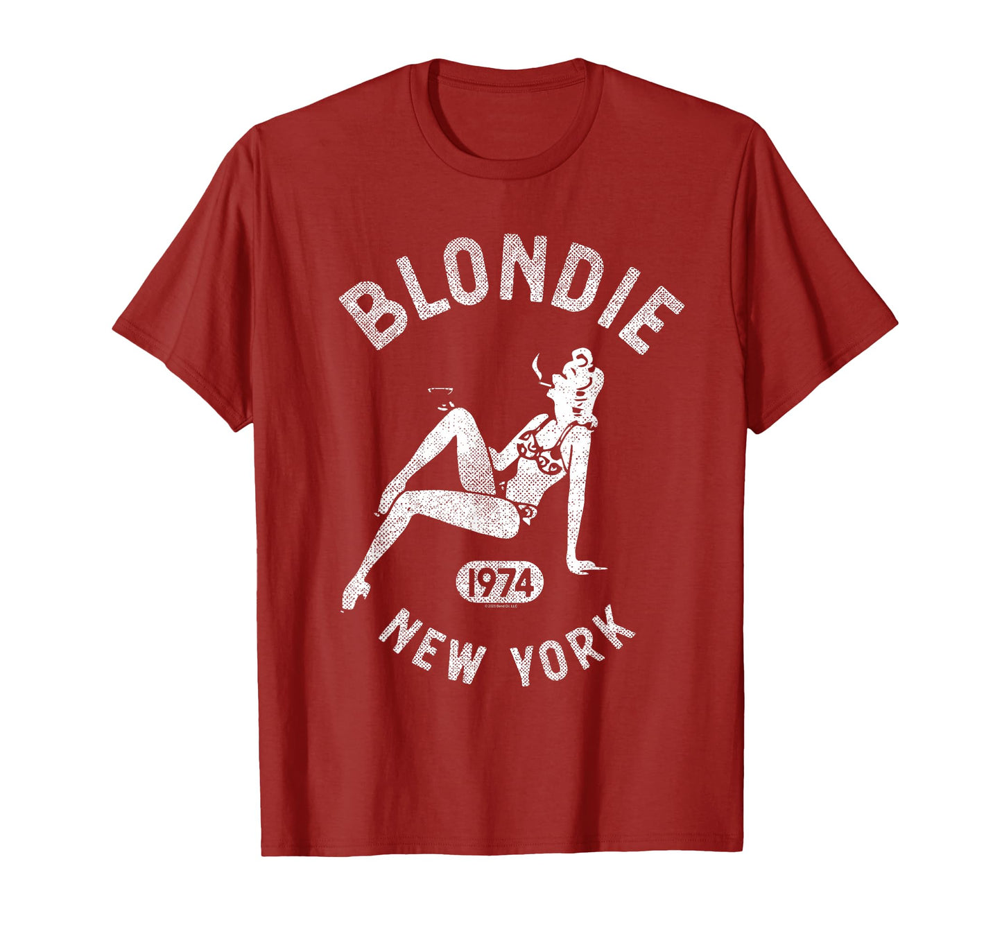 Blondie 1974 New York Pin Up Girl Vintage Band T-Shirt