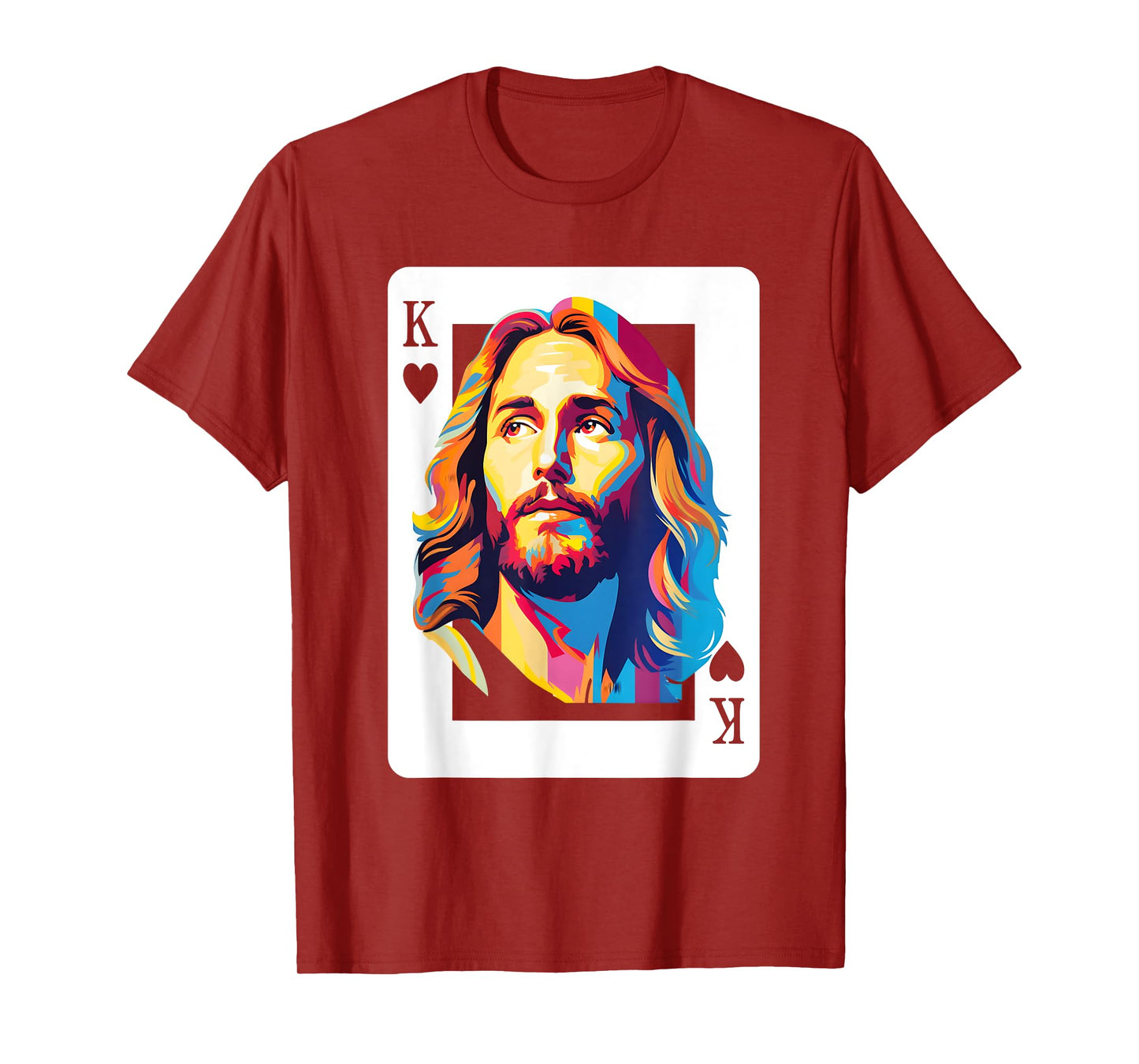 Jesus King Card Christian For Men Women T-Shirt