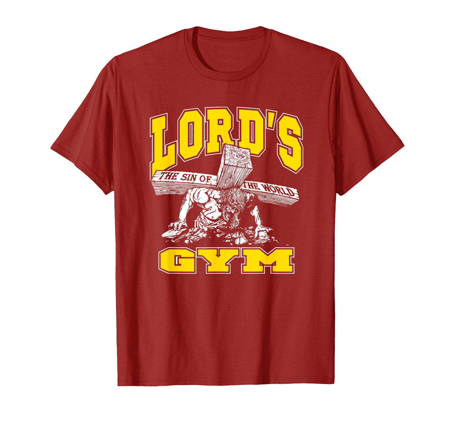 Lords Gym - Lord's The Sin of World Jesus T-Shirt