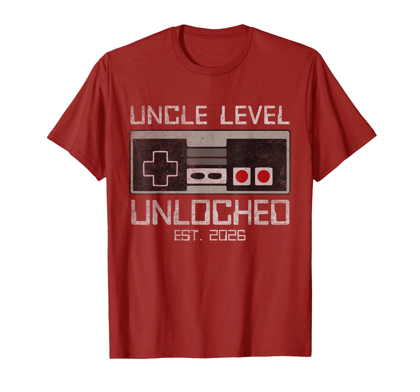 Uncle Level Unlocked 2026 Leveling Up Leveled Up to Uncle T-Shirt