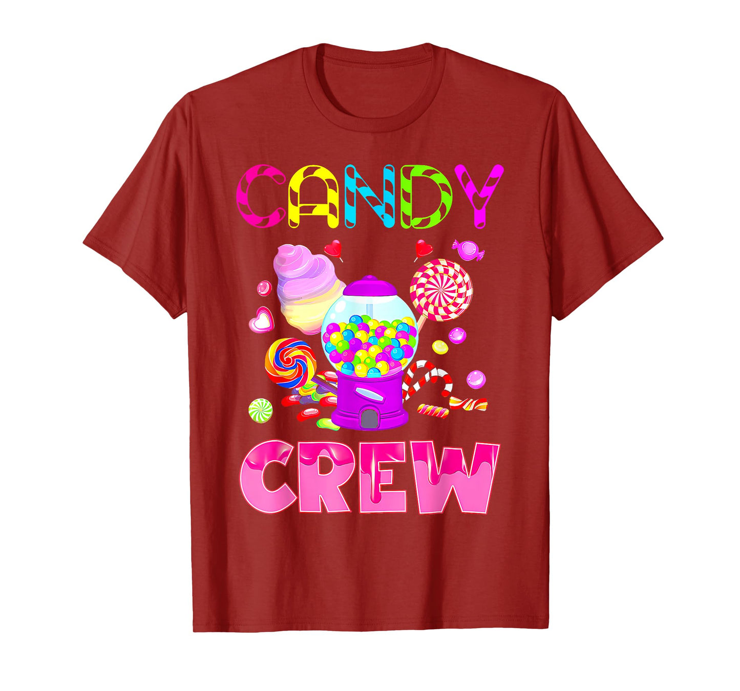 Candy Land Costume Women Candy Crew Sweetie Candy Squad T-Shirt