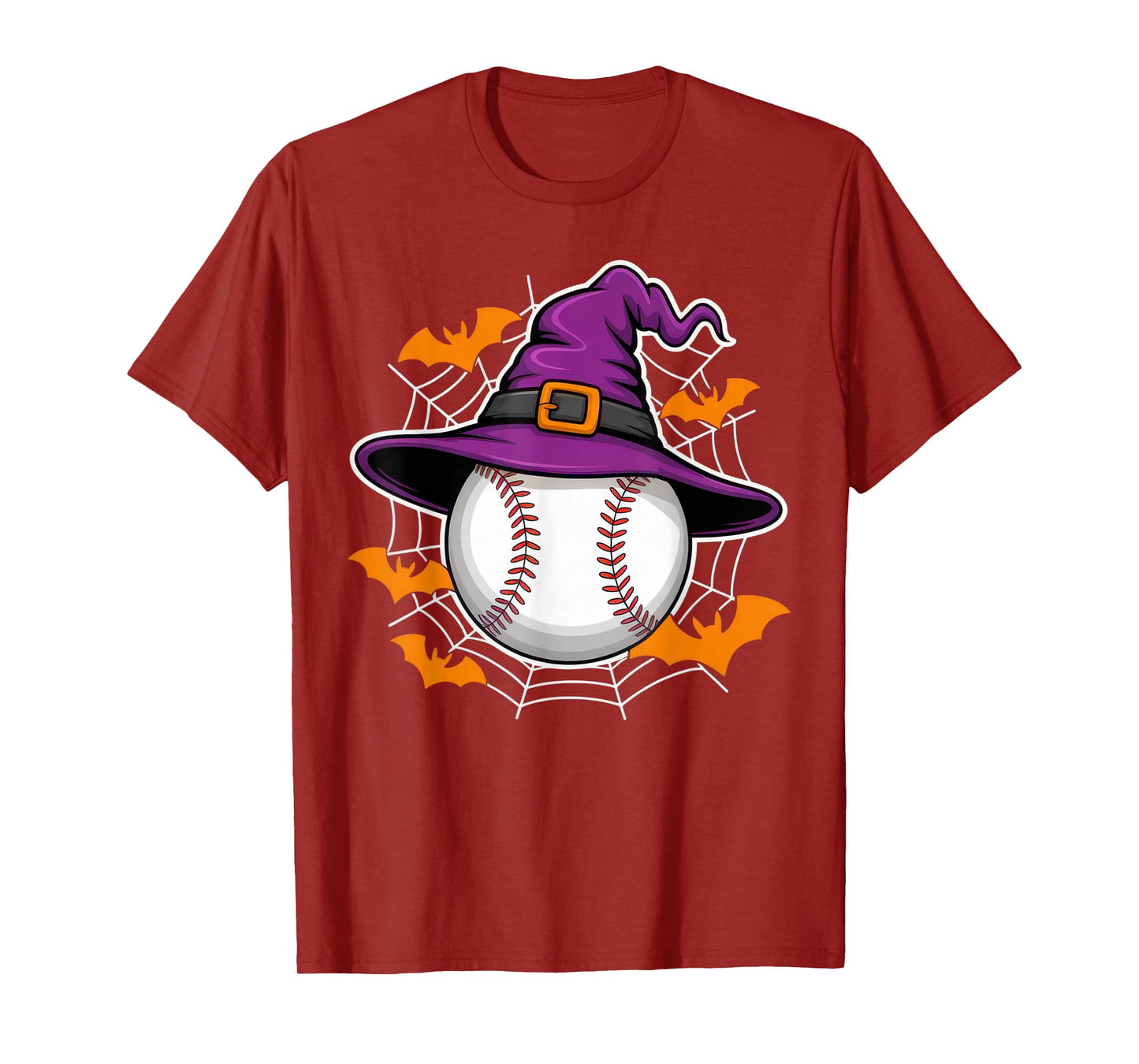Witch Baseball Spooky Fun Halloween Lovers Autumn Vibes T-Shirt