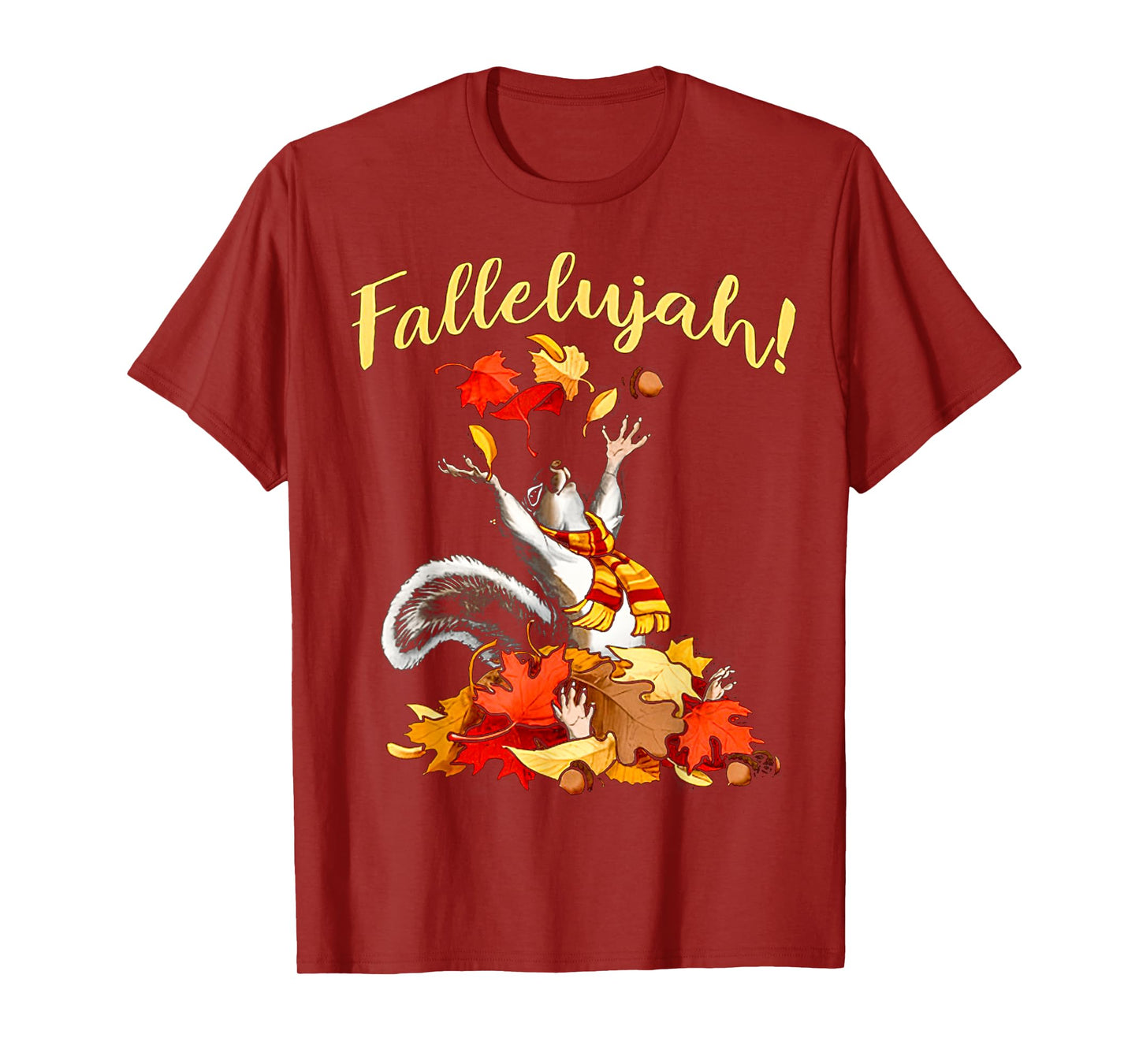 Squirrel Fallelujah Ladies T-Shirt
