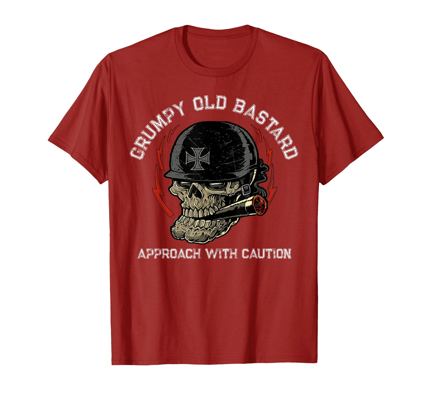 Grumpy Old Bastard Approach With Caution T-Shirt