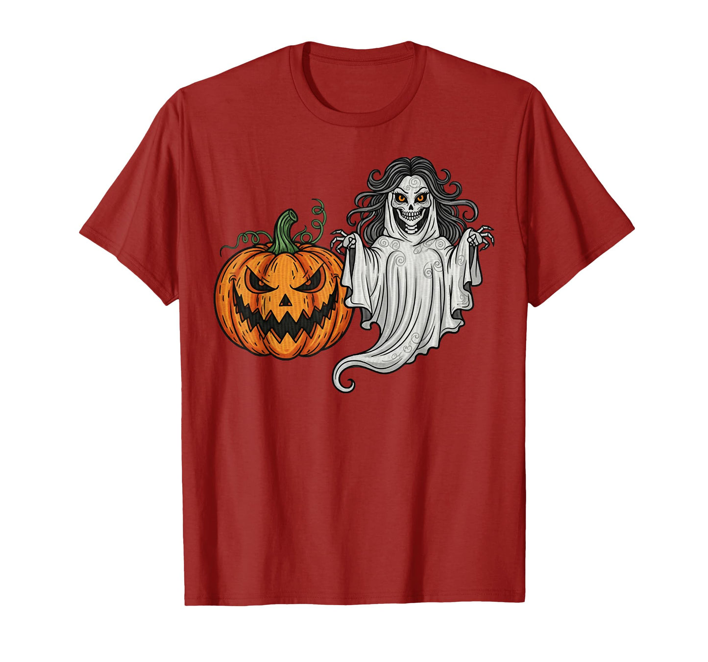 Pumpkin Jack O Lantern,Spooky Ghost Halloween,Trick Or Treat T-Shirt