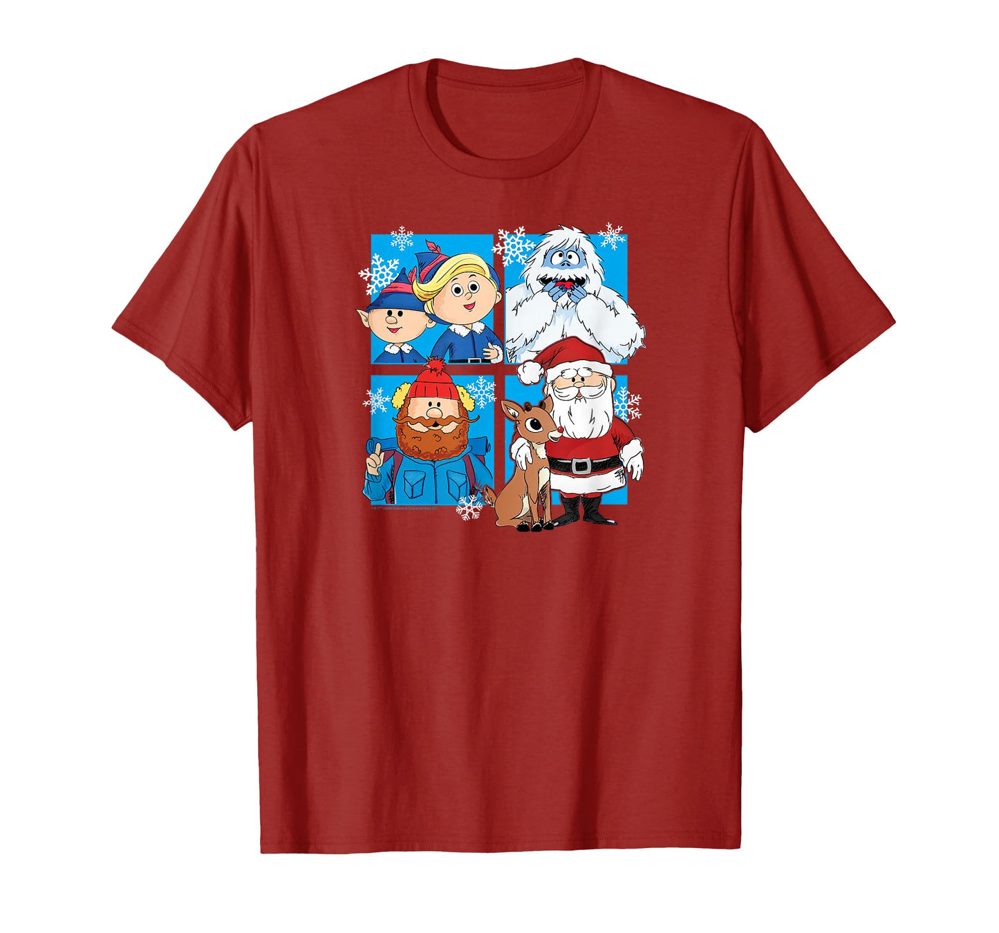 Rudolph The Red Nosed Reindeer - Santa Yukon Elves Snow Yeti T-Shirt