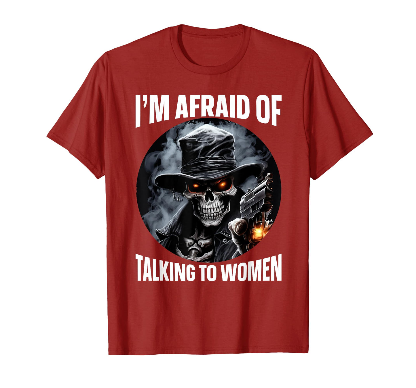 Introvert Workout Gym Shy Weightlifter I'm Afraid Of Talking To Women T-Shirt, Small, Black