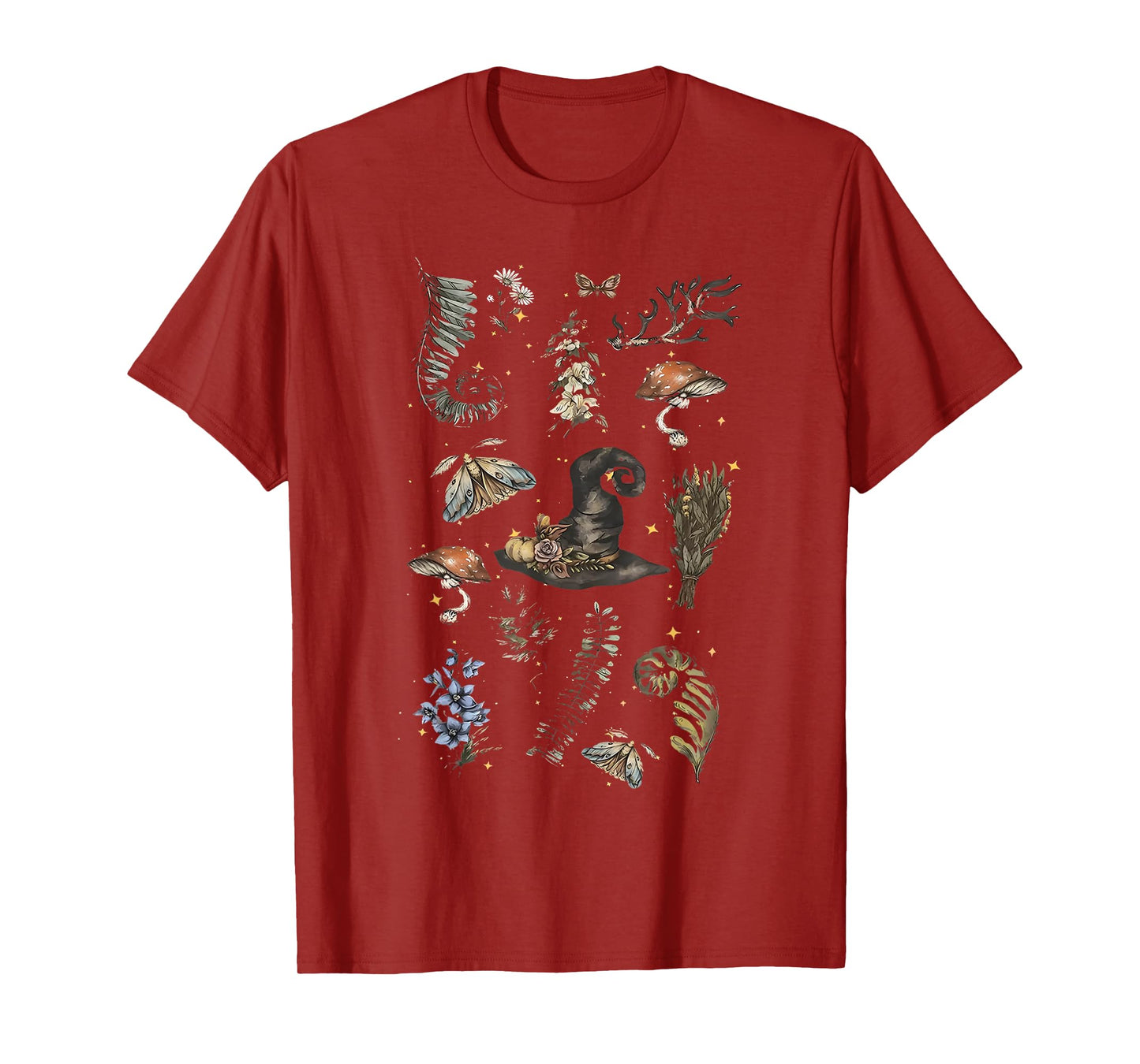 Vintage Halloween Herbs Herbology Apothecary Plants Lover T-Shirt