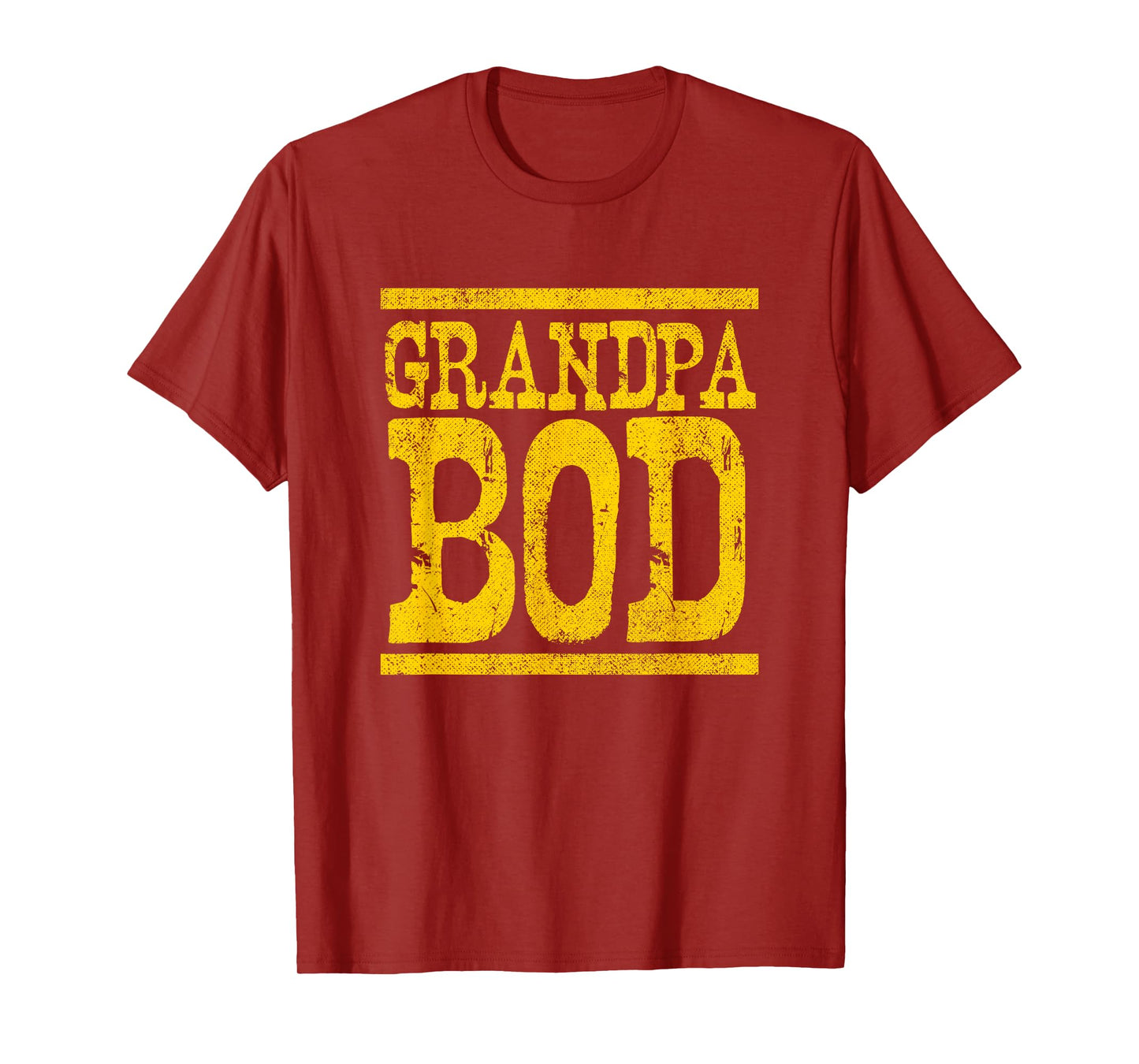 Grandpa Bod, Weightlifter Funny Gag Exercise Gym T-Shirt