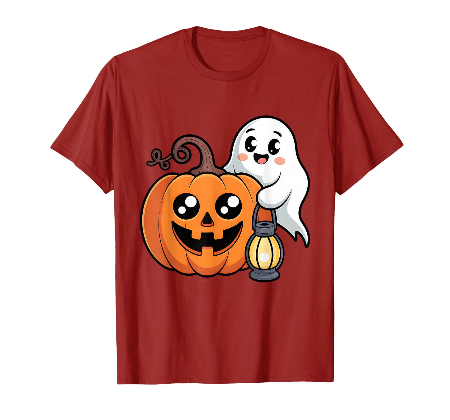 Happy Halloween Orange Pumpkin Spooky Horror Party Costume T-Shirt