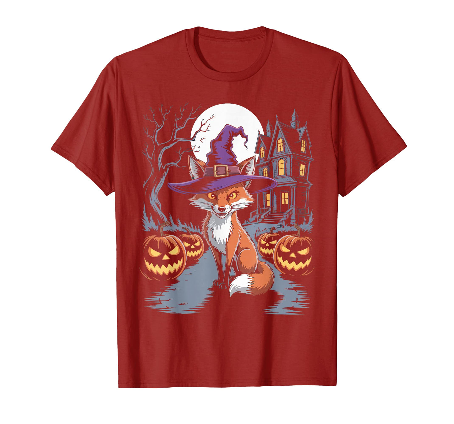 Fox Pumpkin Halloween T-Shirt